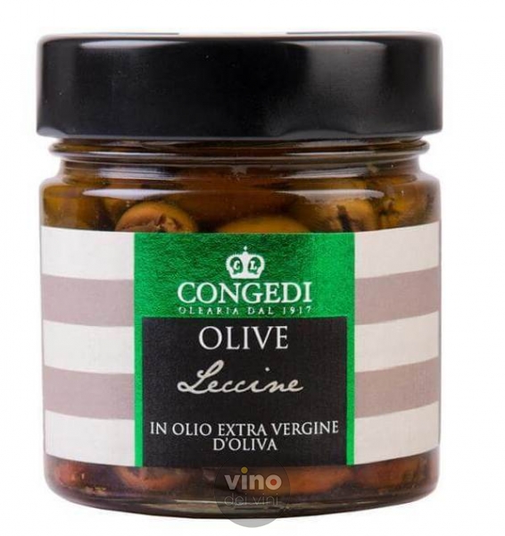 Olive Leccine Denocciolate in Olio Extra Vergine di Oliva